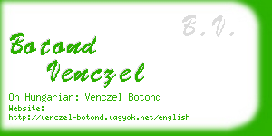 botond venczel business card